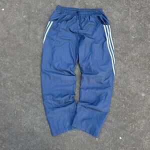 Y2K Blue Adidas Three Stripe Track Pants